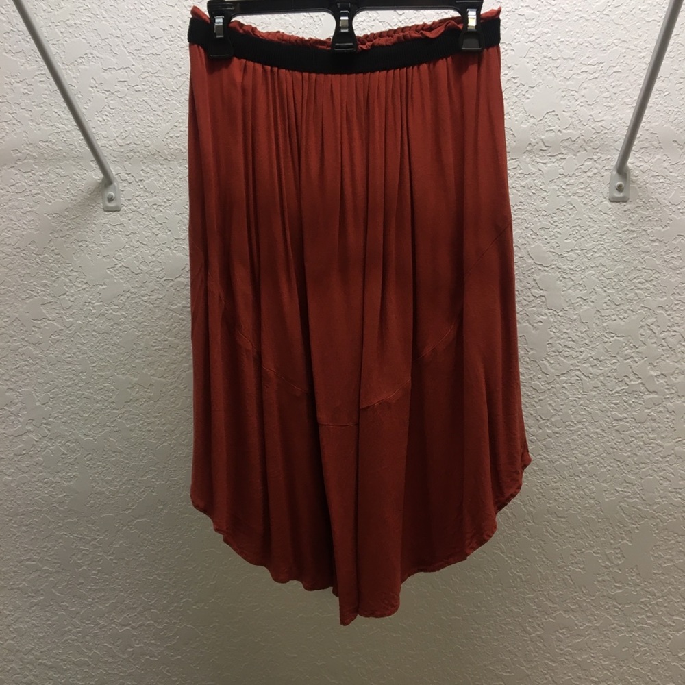 Orange skirt